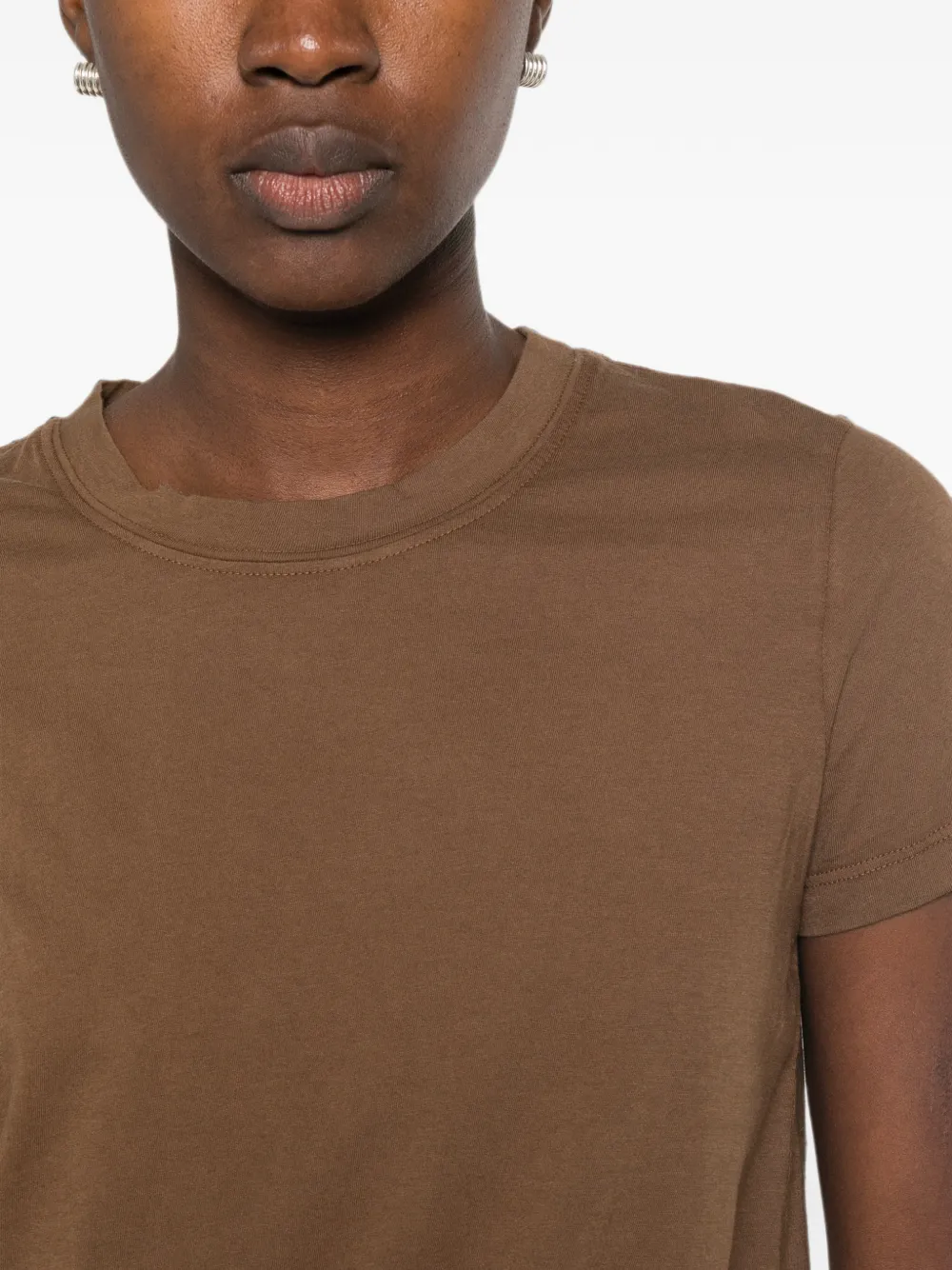 James Perse T-shirt met ronde hals Bruin