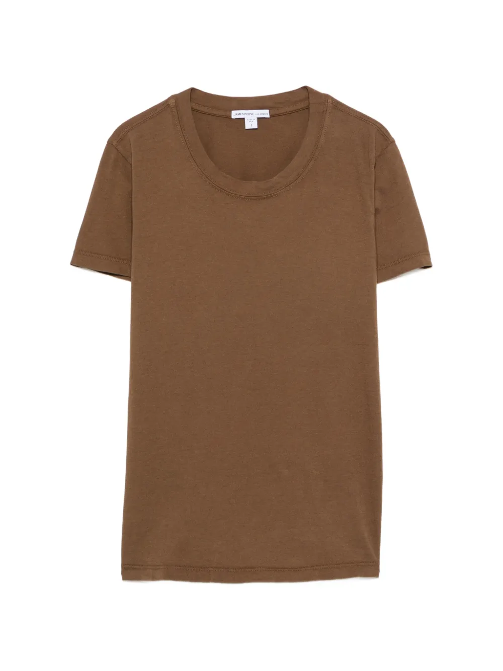 James Perse T-shirt met ronde hals Bruin
