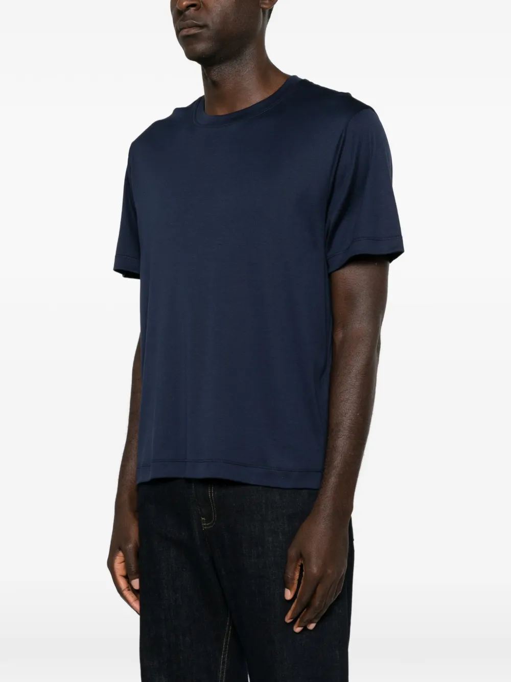 Eleventy T-shirt met ronde hals Blauw