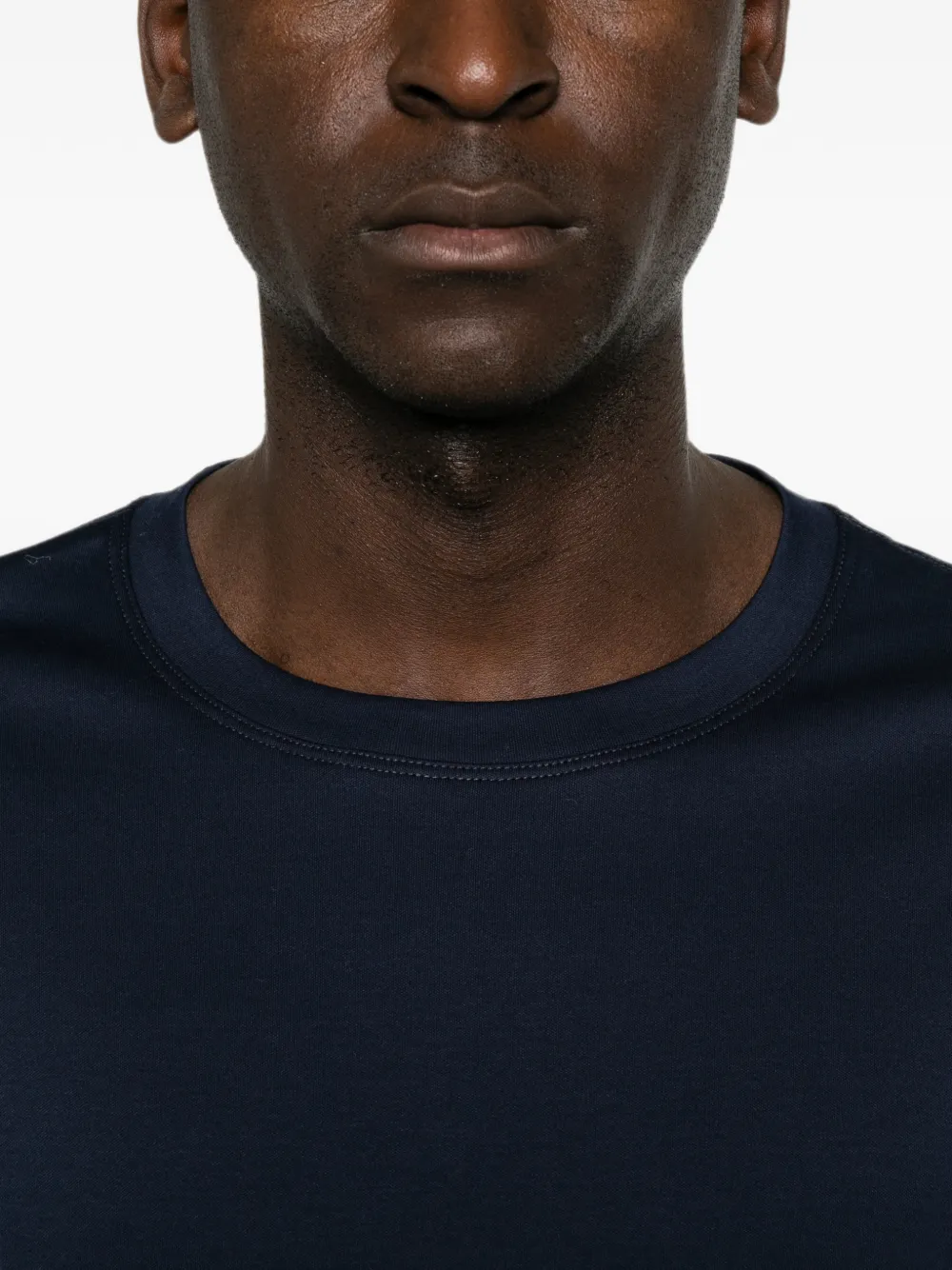 Eleventy T-shirt met ronde hals Blauw