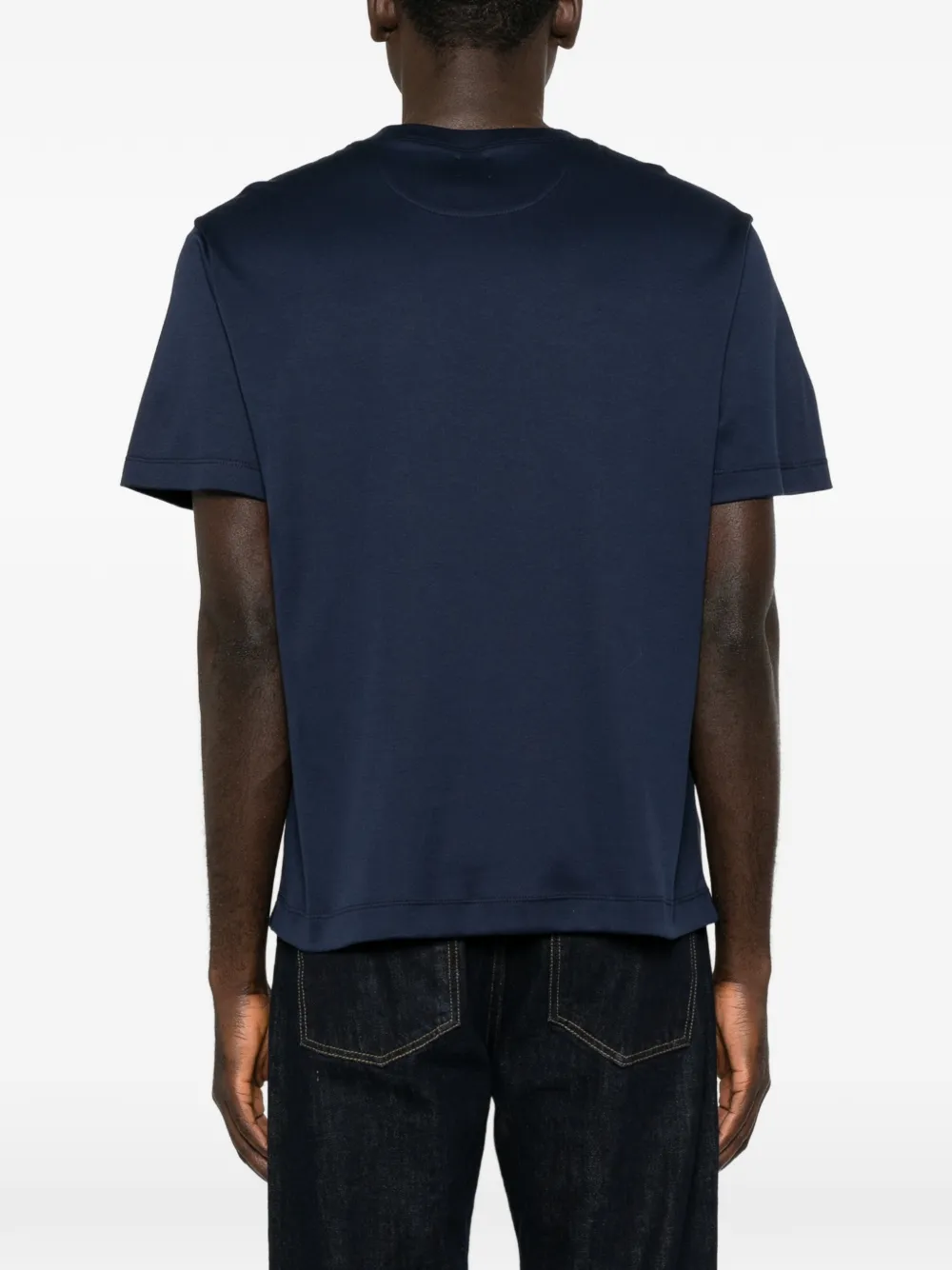 Eleventy T-shirt met ronde hals Blauw