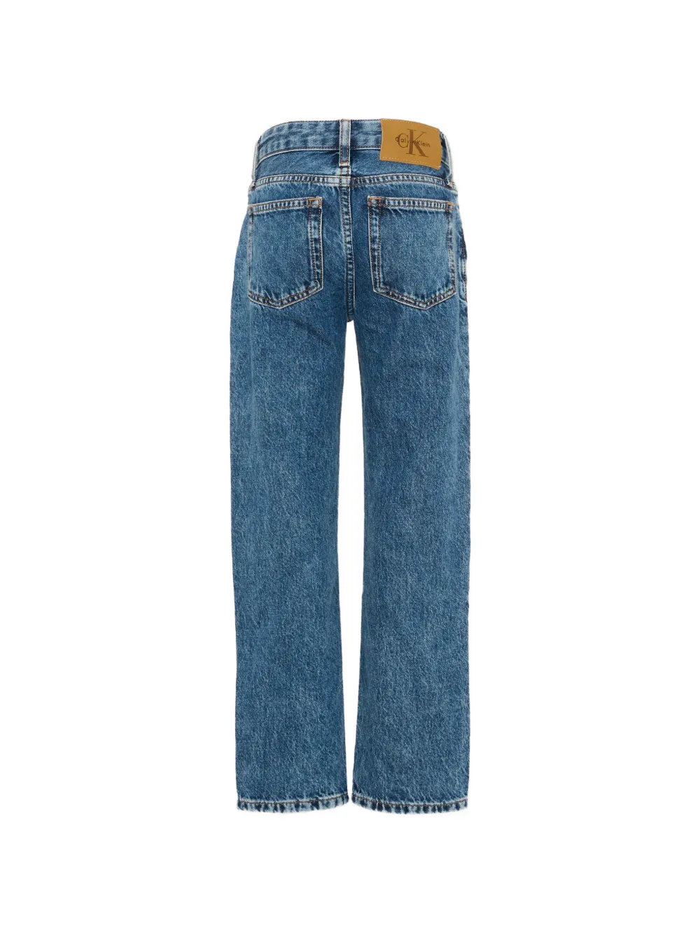 Calvin Klein Kids Straight jeans Blauw