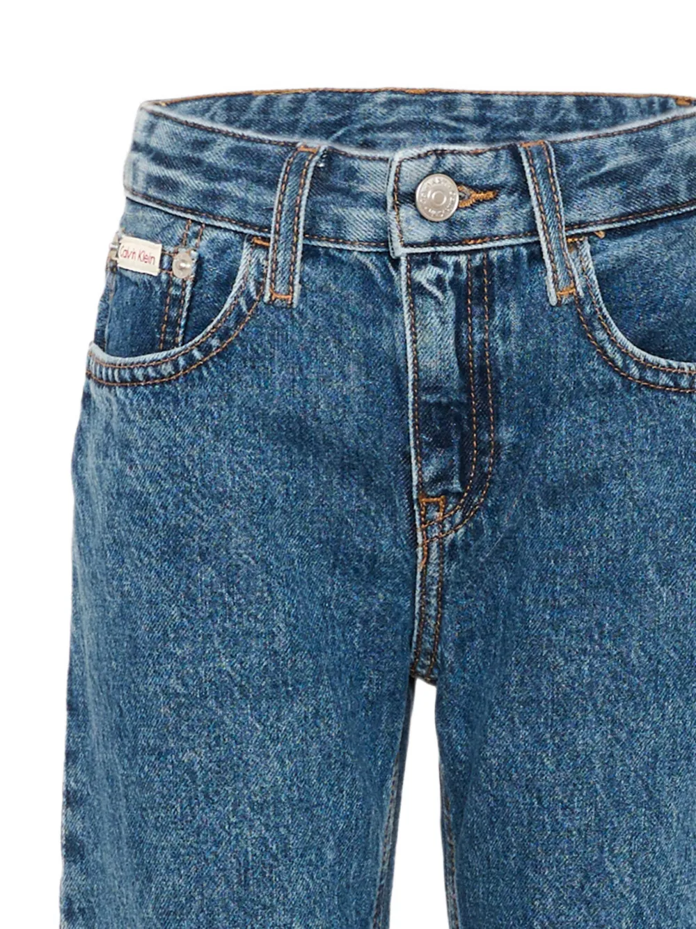 Calvin Klein Kids Straight jeans Blauw