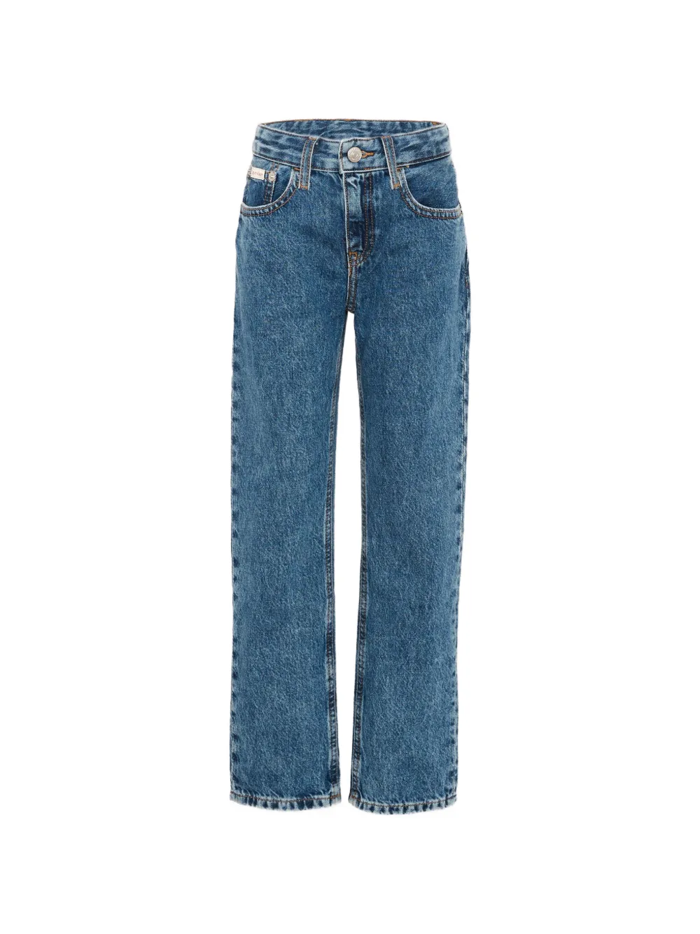 Calvin Klein Kids straight-leg jeans - Blu