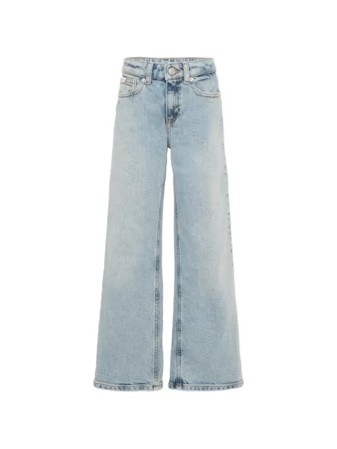 Calvin Klein Kids logo-patch jeans