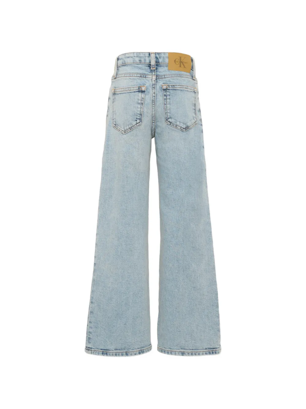 Calvin Klein Kids Jeans met logopatch Blauw