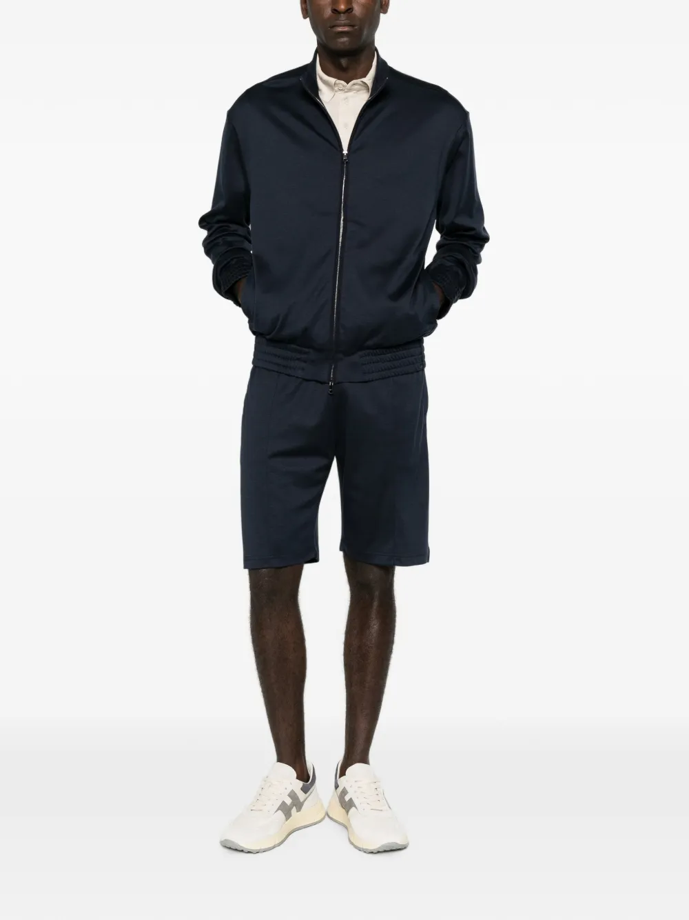 Paul & Shark Sweater met rits Blauw