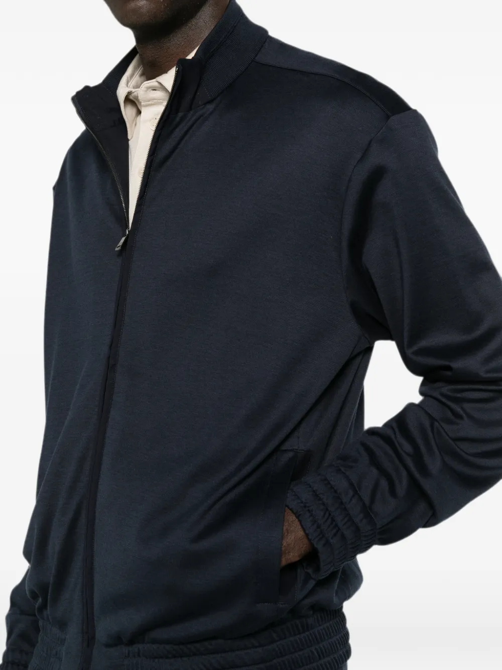 Paul & Shark Sweater met rits Blauw