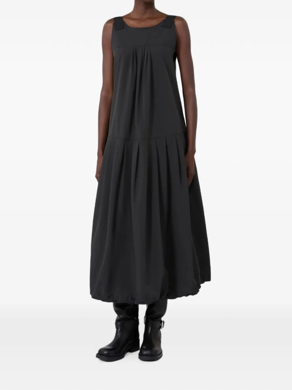 Weekend Max Mara pleated midi dress - Nero