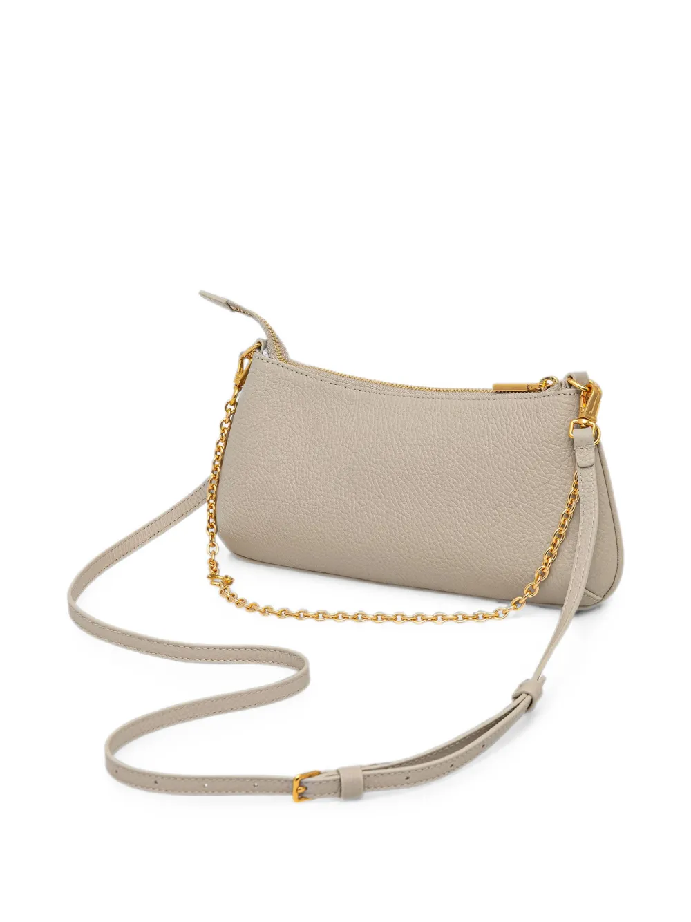 Coccinelle Leren schoudertas Beige