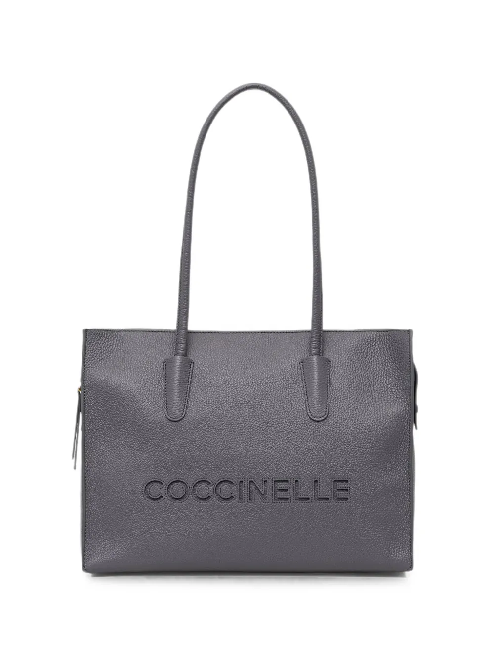 Coccinelle medium Coccinelle Myrtha26 logo-embossed tote bag - Grey