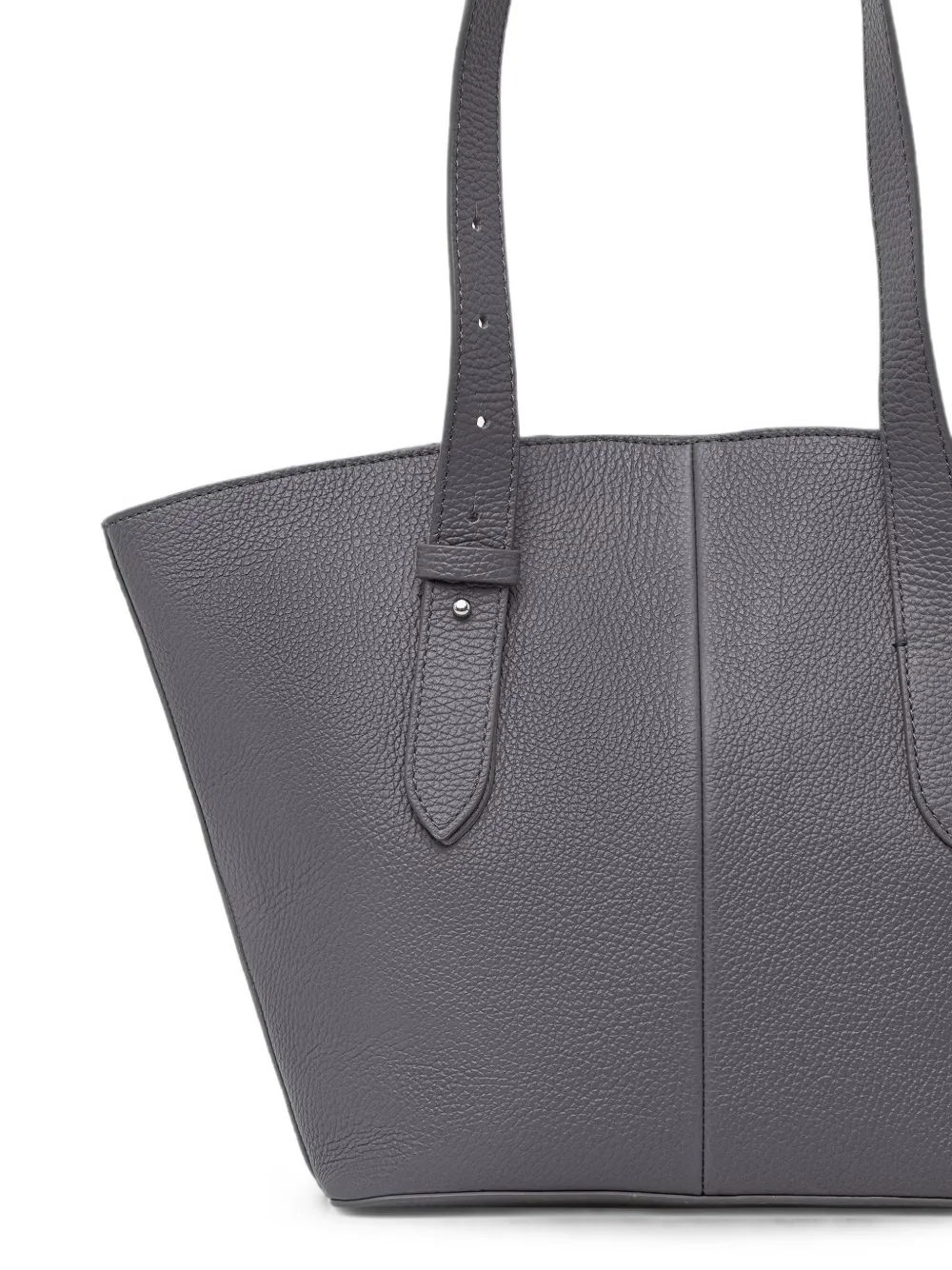 Coccinelle Bewerkte shopper met gespdetail Grijs