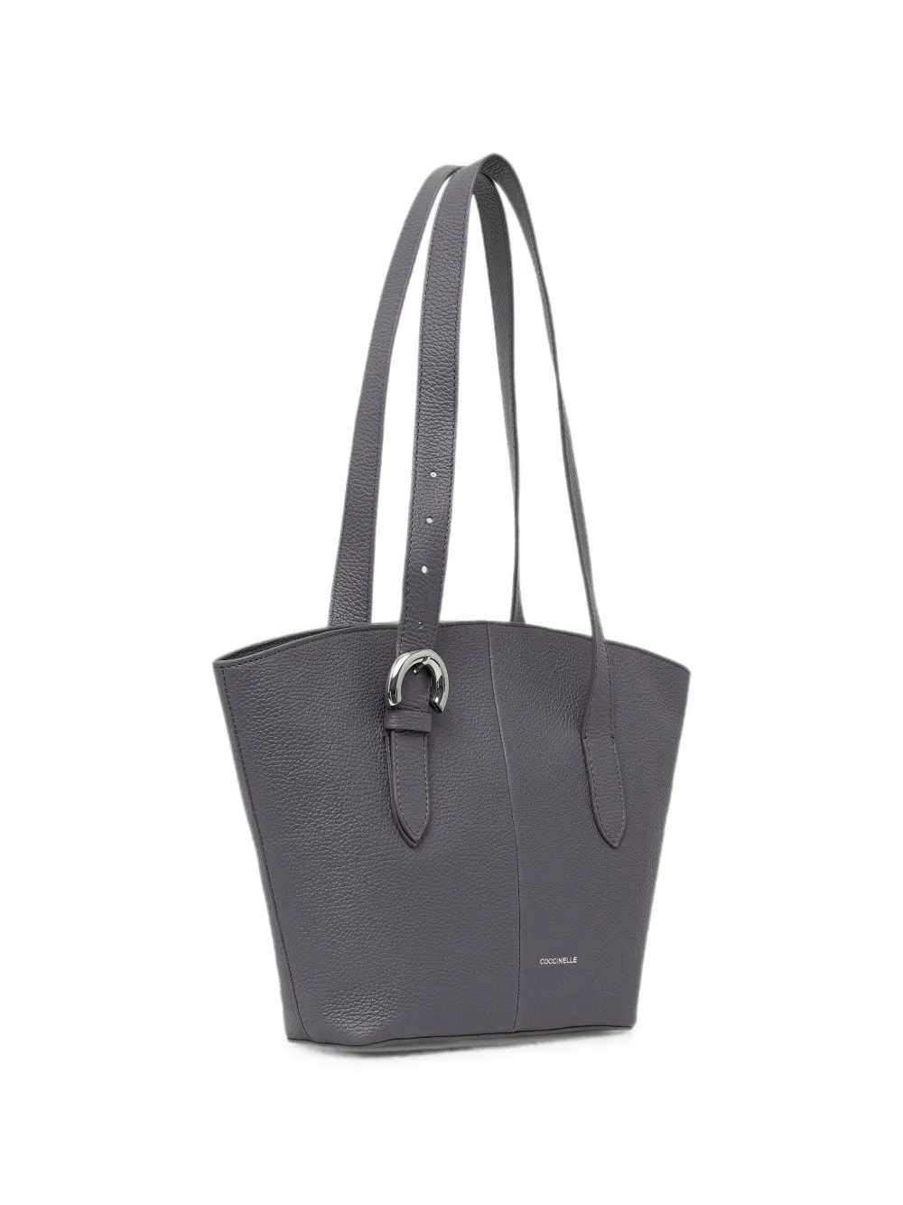 Coccinelle Bewerkte shopper met gespdetail Grijs