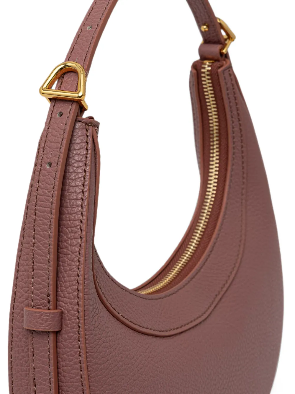 Coccinelle Whisper mini-shopper van bewerkt leer Roze