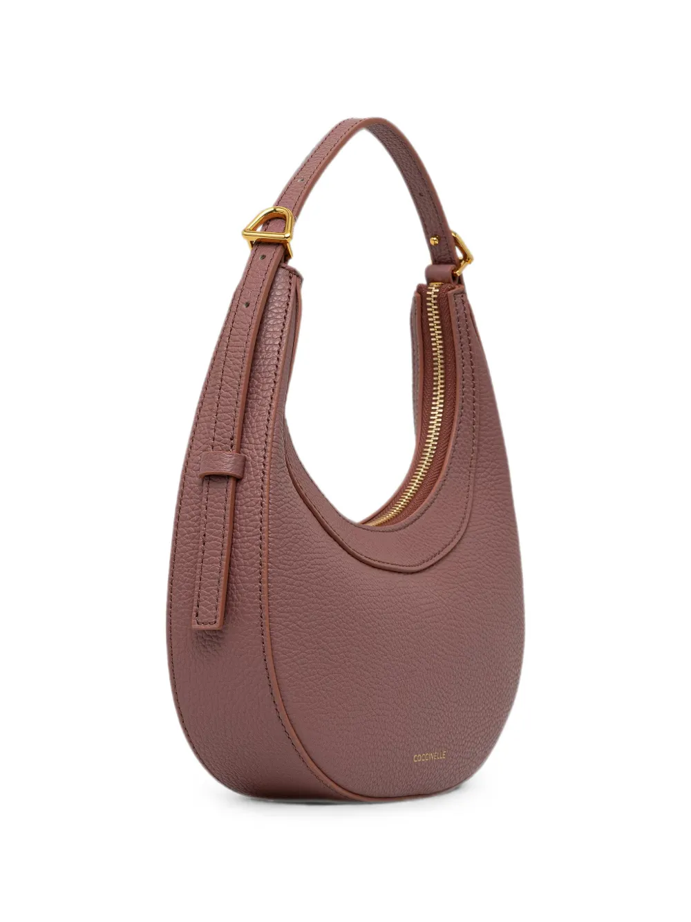 Coccinelle Whisper mini-shopper van bewerkt leer Roze