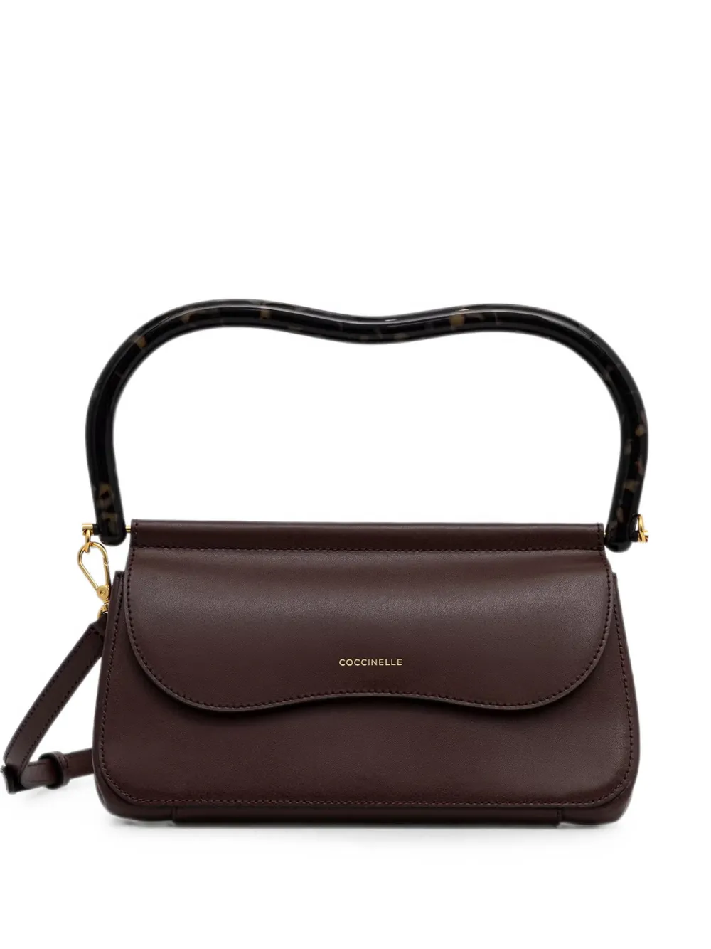 Coccinelle tortoiseshell-effect handle tote bag · OS