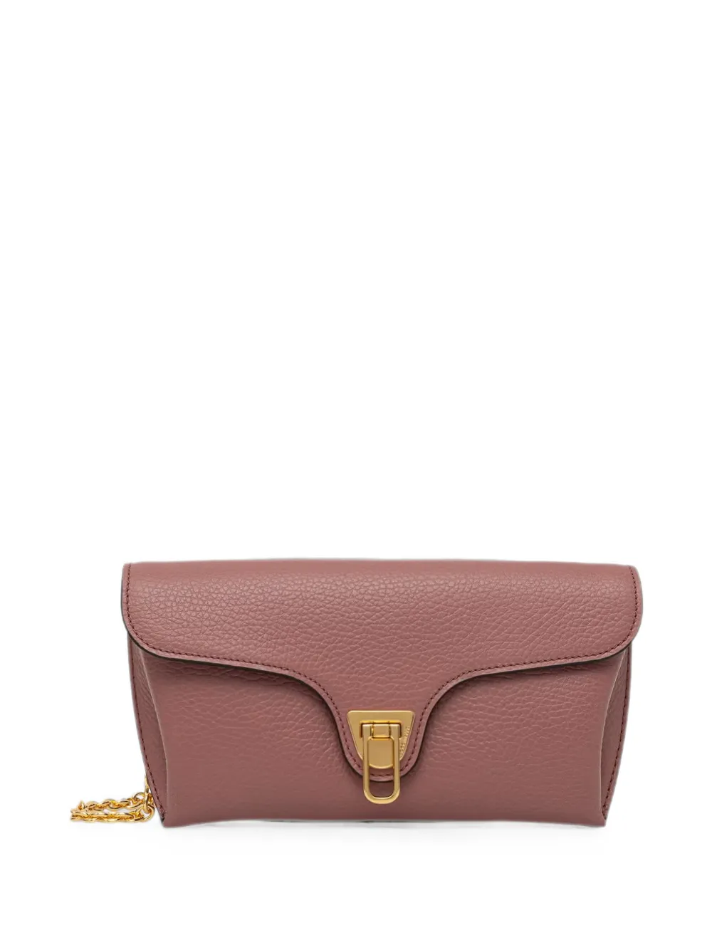 Coccinelle Medium Double Beat shopper van bewerkt leer Roze