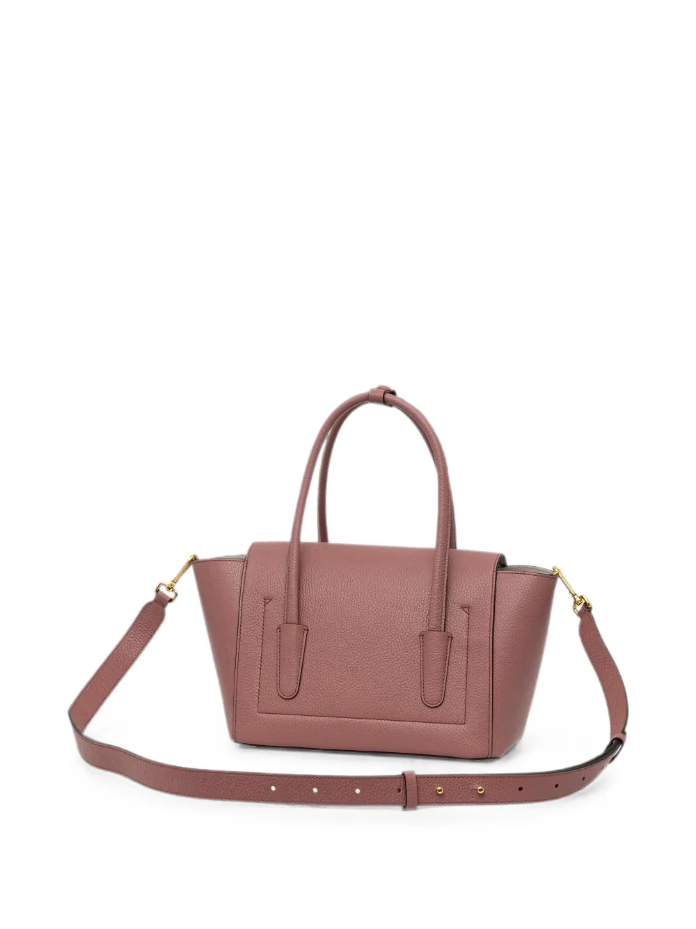 Coccinelle Medium Double Beat shopper van bewerkt leer Roze