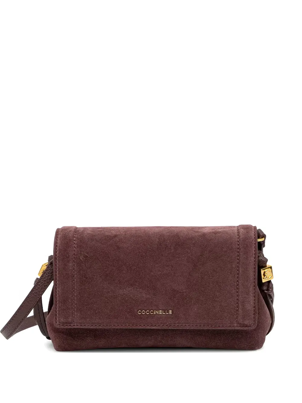 Coccinelle mini Coccinelle Thesssuede leather shoulder bag - Marrone