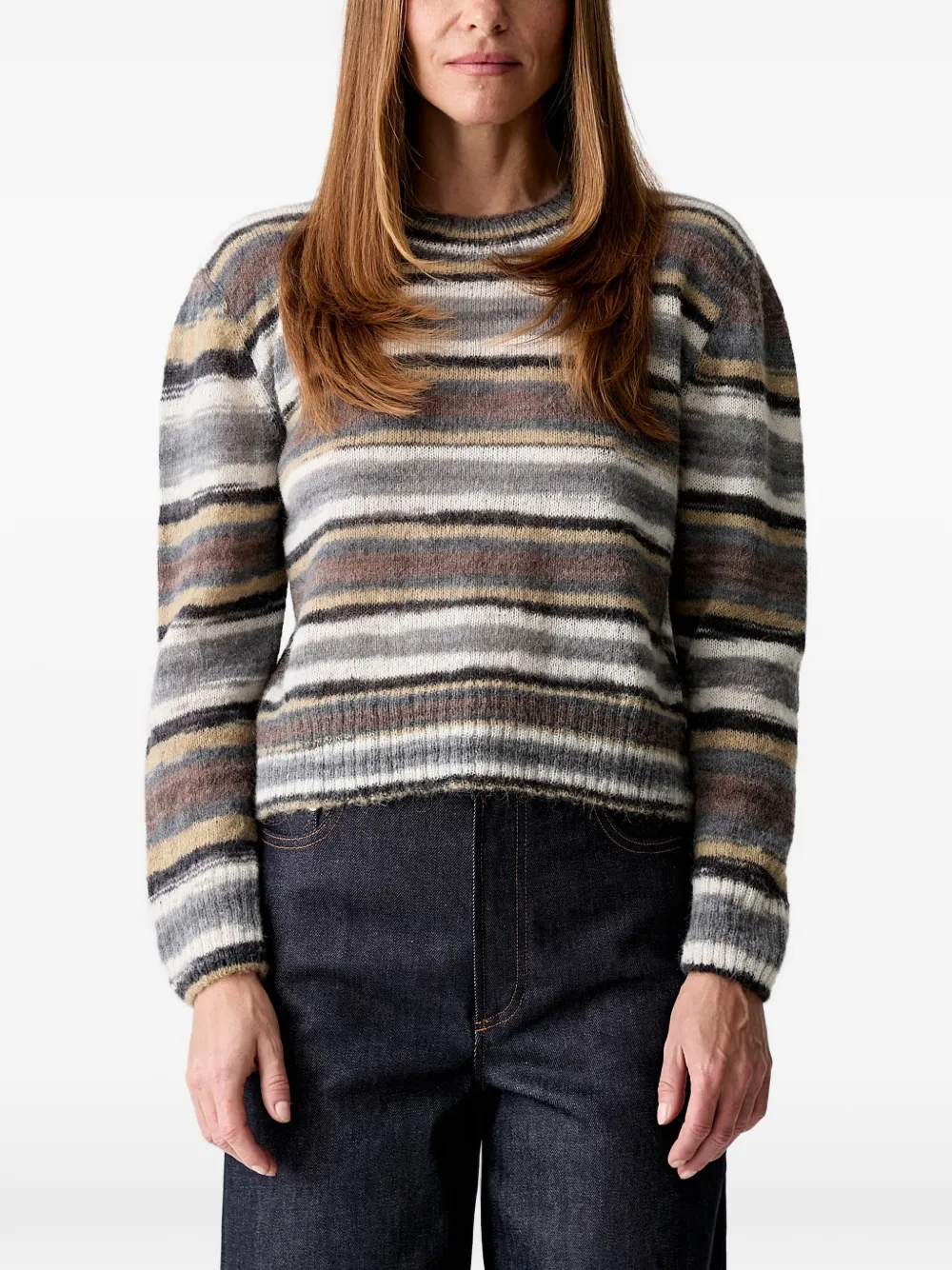 A.P.C. striped sweater - Grigio