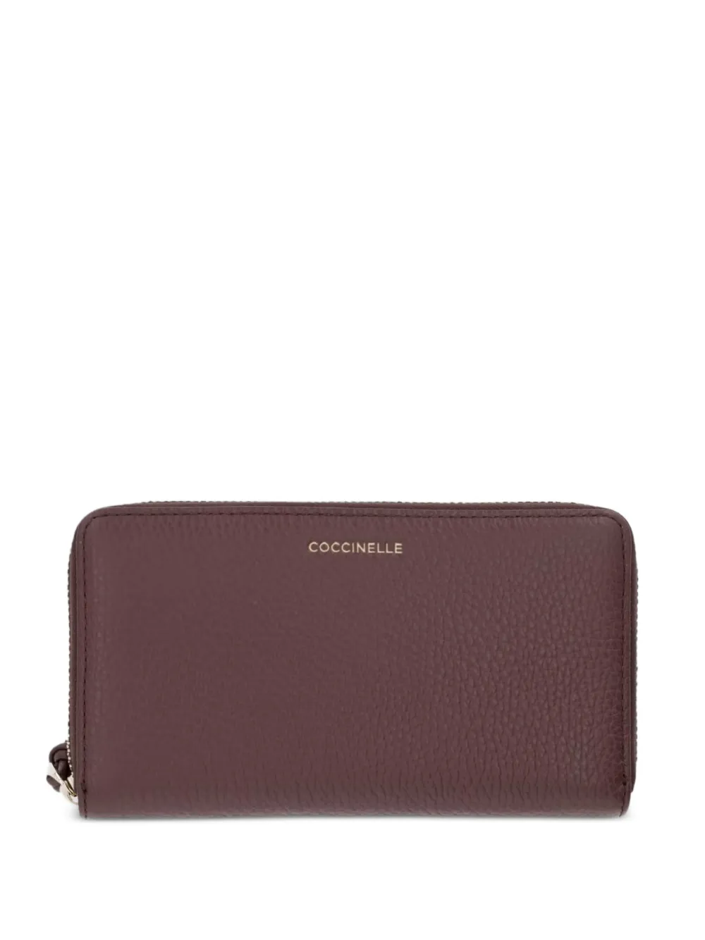 Coccinelle leather zip-around wallet - Rot