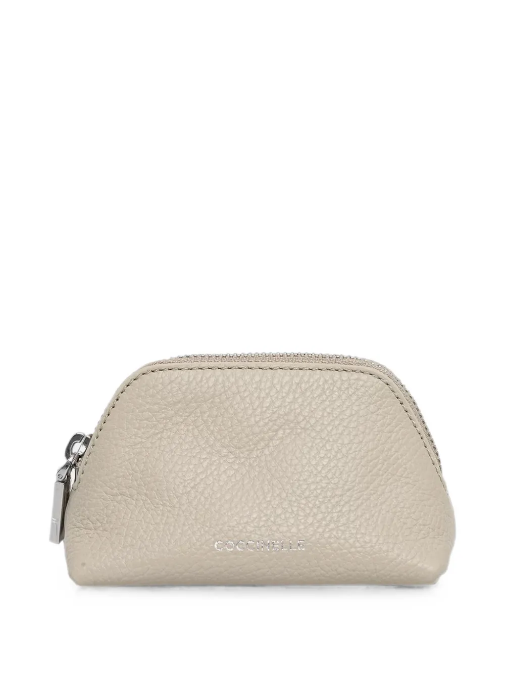 Coccinelle Clutch van bewerkt leer Blauw