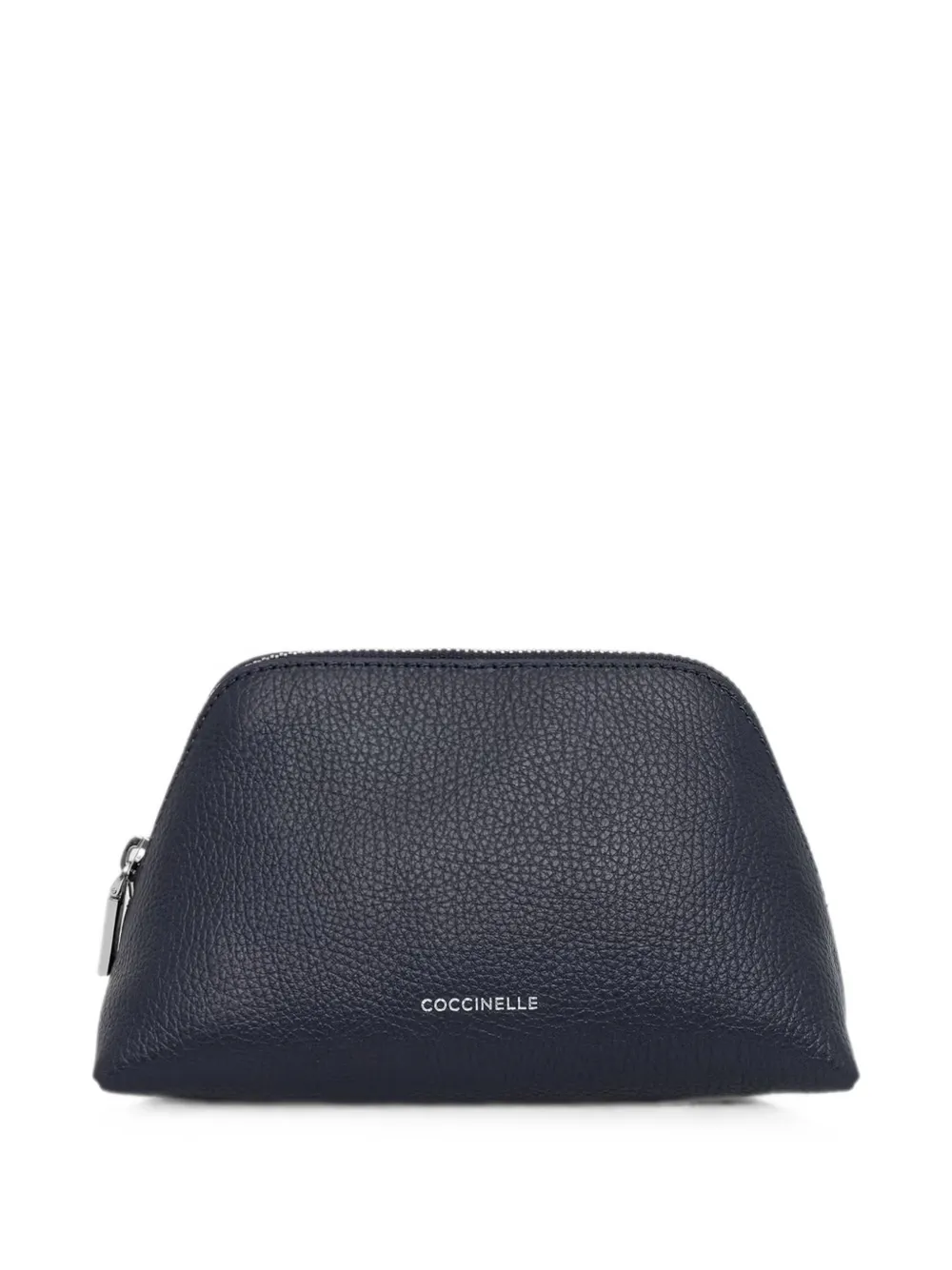 Coccinelle Clutch van bewerkt leer Blauw