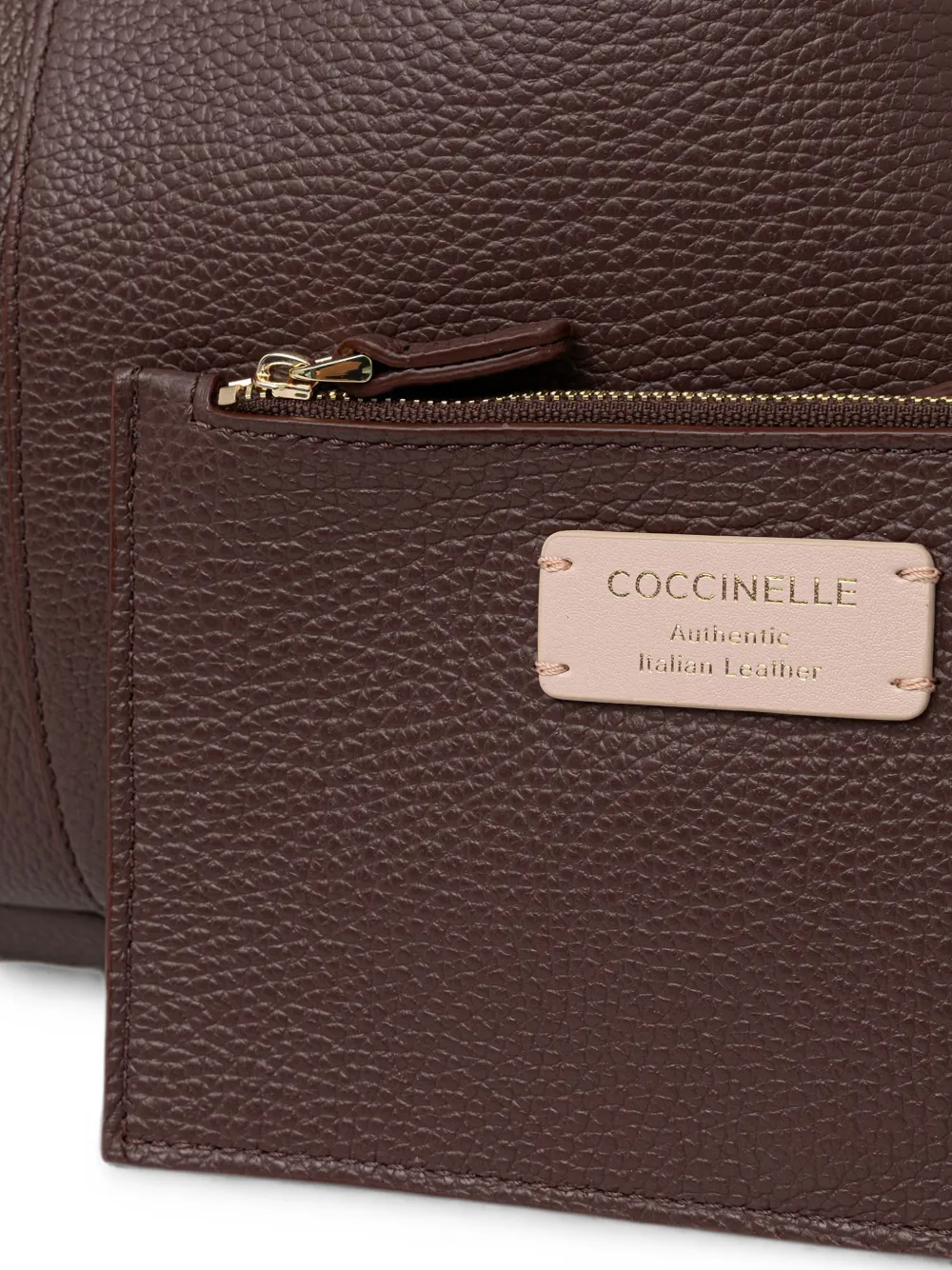 Coccinelle Leren shopper Rood