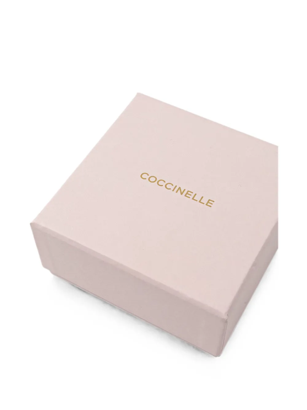 Coccinelle ^ schouderband met geborduurd logo Zwart