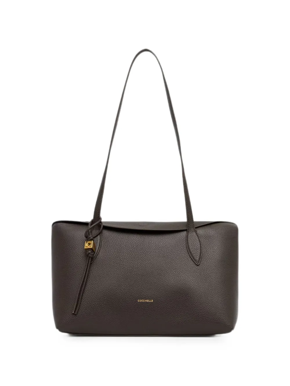 Coccinelle logo-print leather tote bag · OS