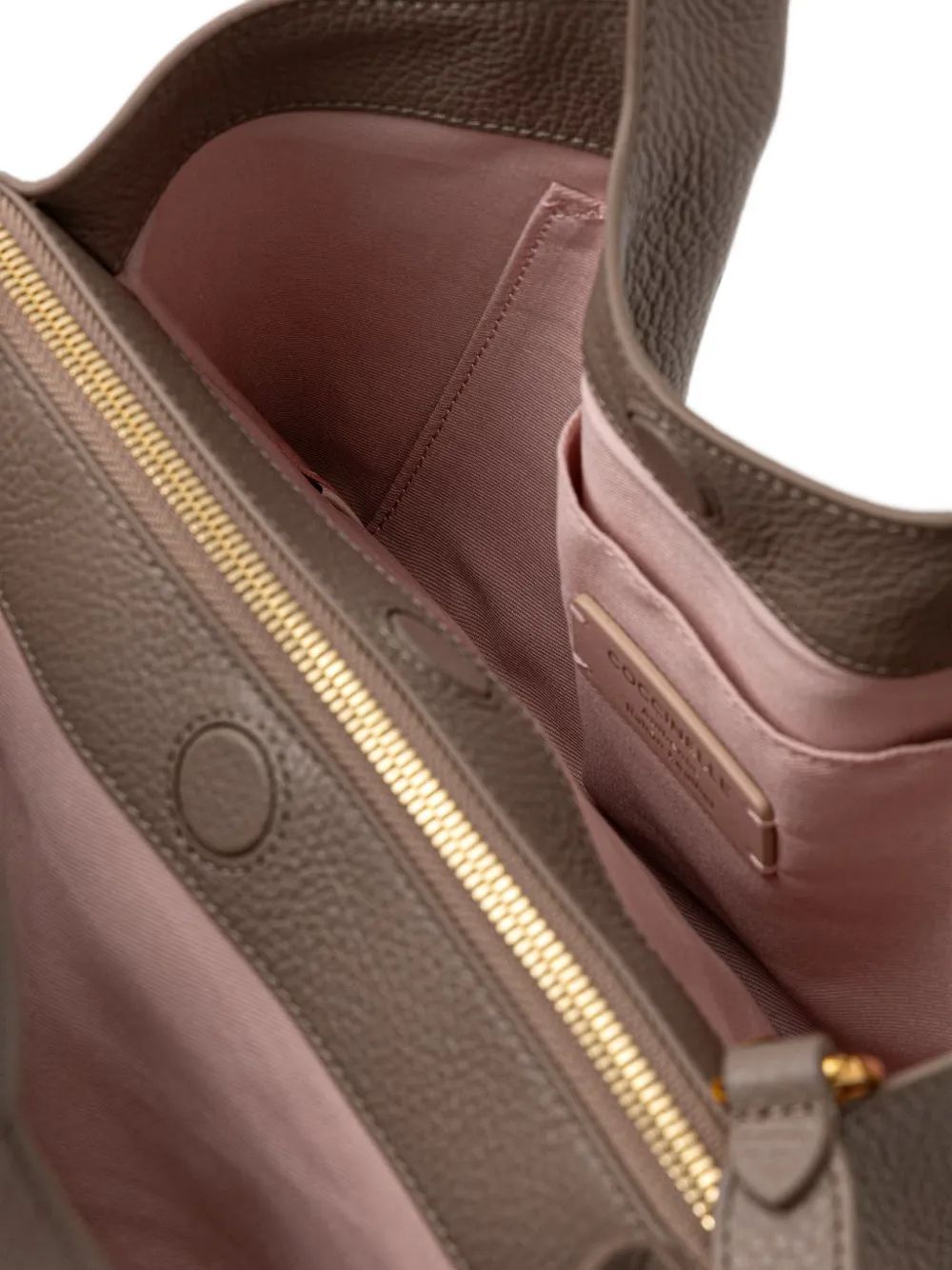 Coccinelle Leren shopper Bruin