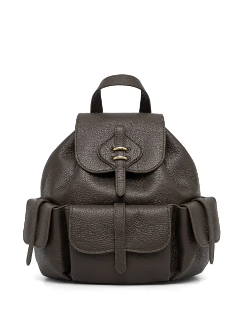 Coccinelle medium Mavery Pocket pebbled leather multi-pocket backpack