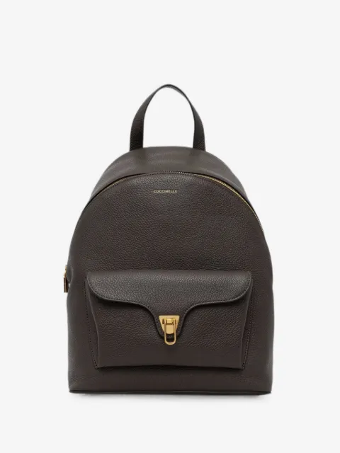 Coccinelle Beat Generation grained leather backpack