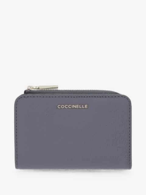 Coccinelle cartera pequeña con placa del logo