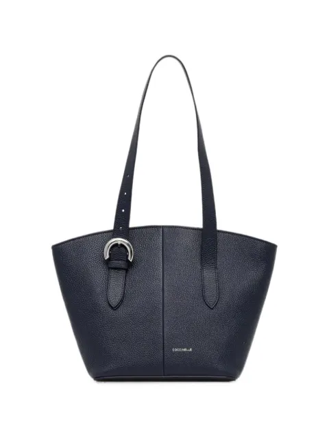 Coccinelle buckle-detail pebbled tote bag