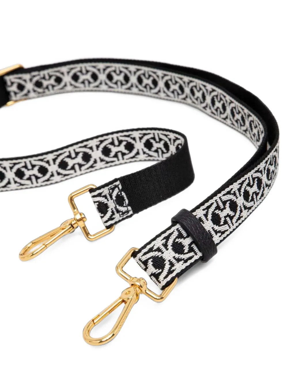 Coccinelle Schouderband met monogram-jacquard Zwart