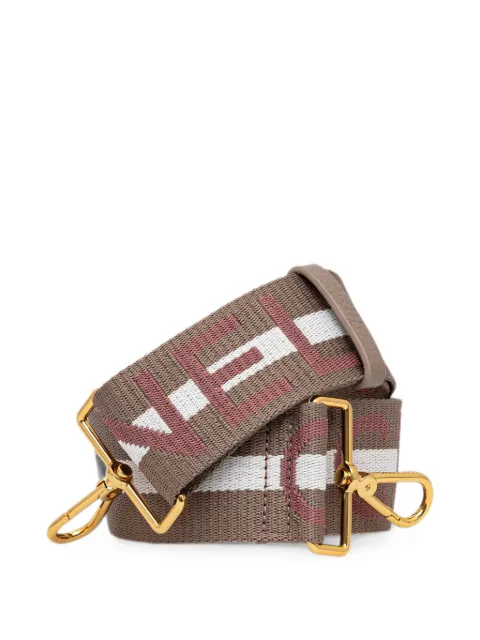 Coccinelle correa de hombro para bolsa con logo en jacquard