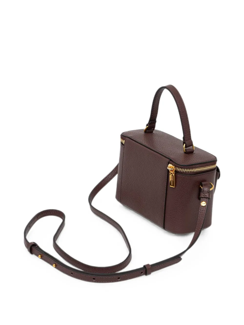 Coccinelle Beat Generation mini-shopper van bewerkt leer Bruin