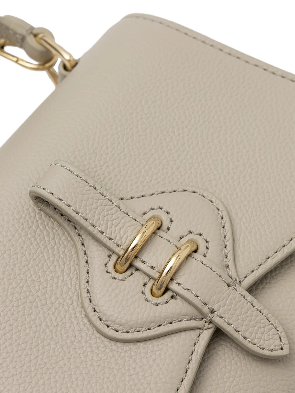 Coccinelle Schoudertas met textuur Beige