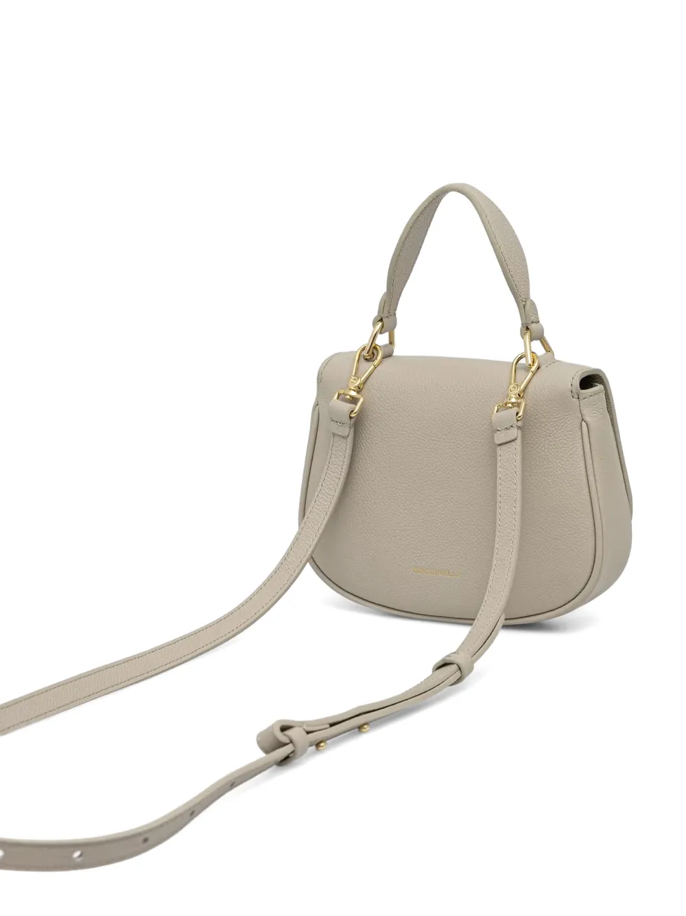 Coccinelle Schoudertas met textuur Beige