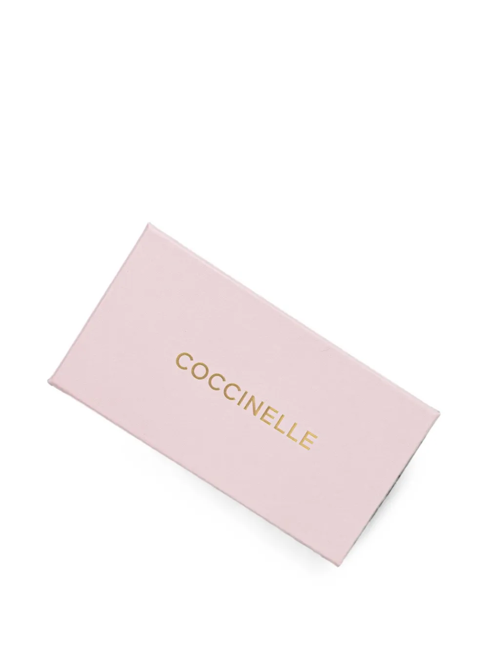 Coccinelle C-Me leren sleutelhanger met logoplakkaat Bruin