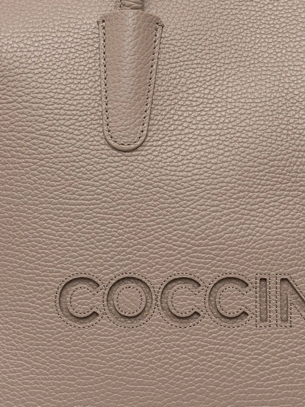 Coccinelle Medium Myrtha26 shopper van bewerkt leer met logo-reliëf Bruin