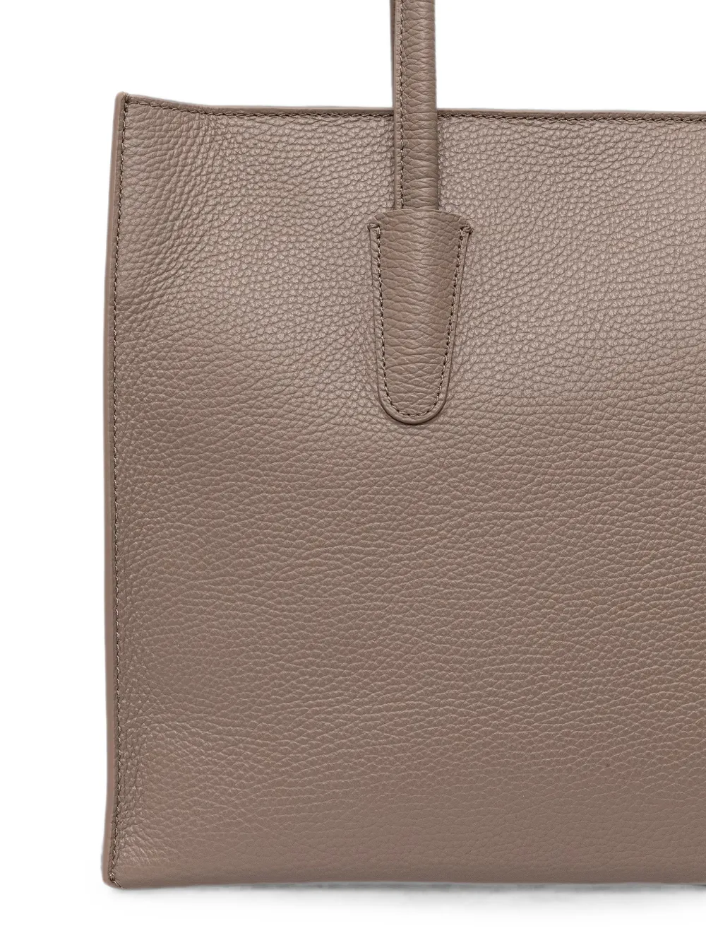 Coccinelle Medium Myrtha26 shopper van bewerkt leer met logo-reliëf Bruin