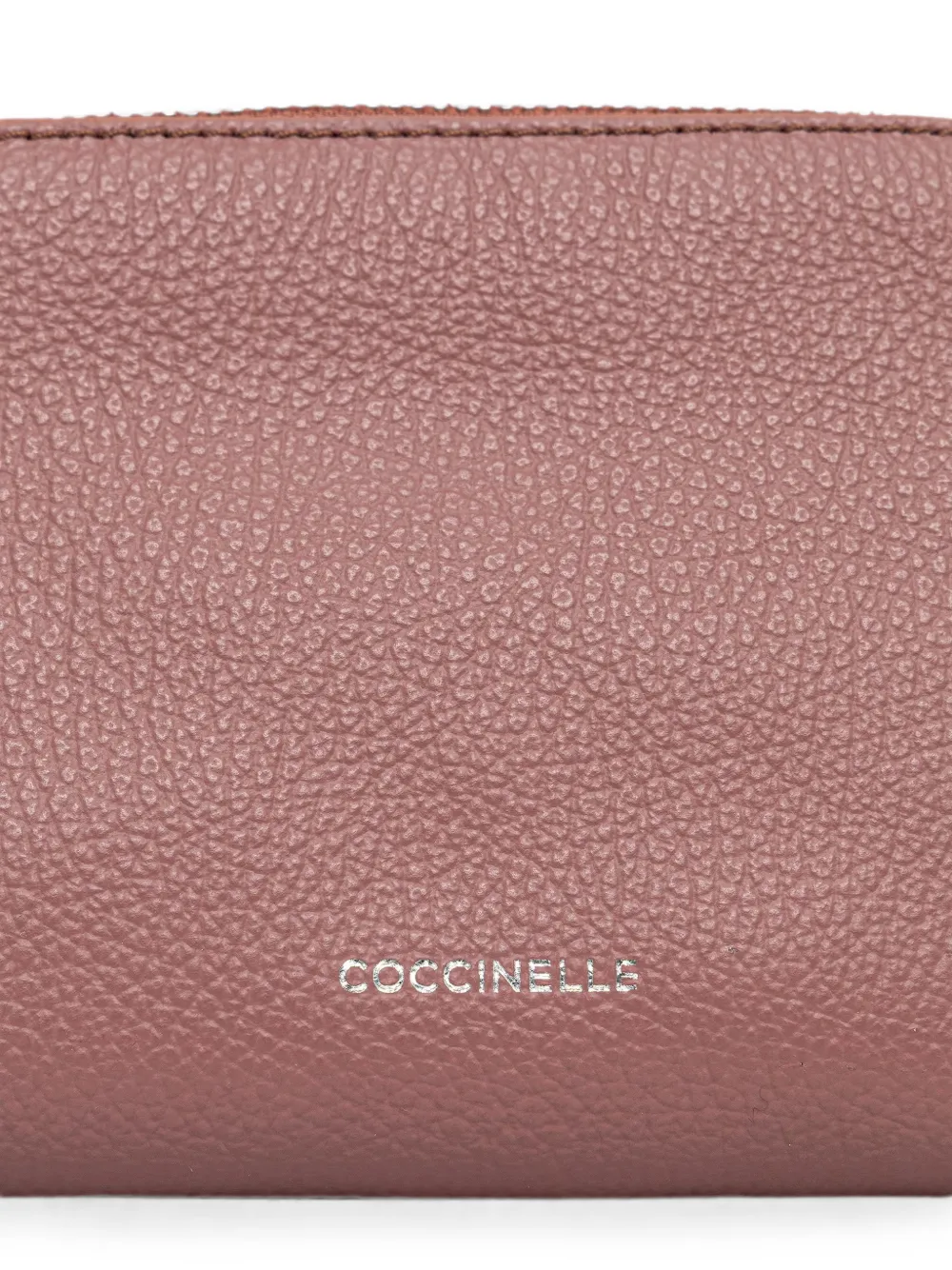 Coccinelle Medium Helga make-up tas van bewerkt leer Roze