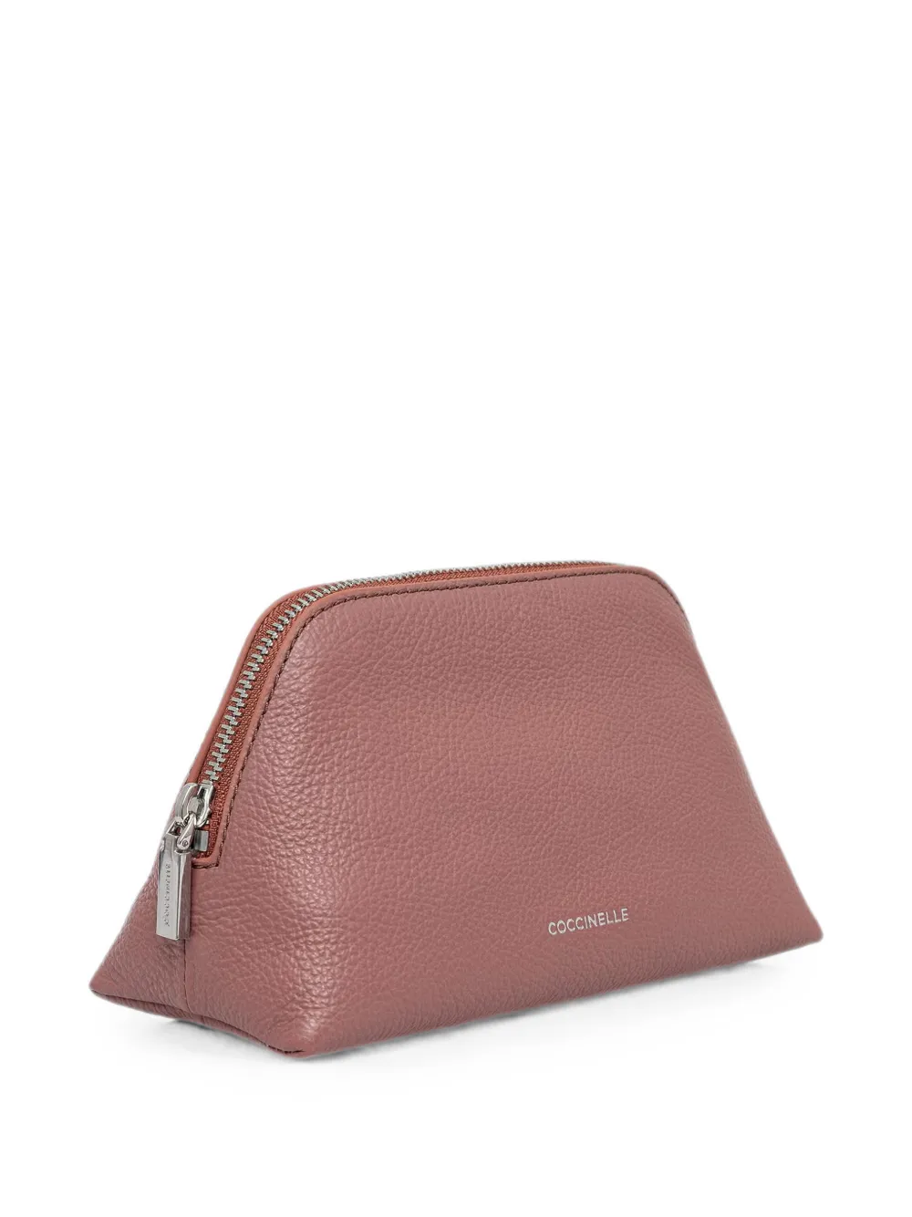 Coccinelle Medium Helga make-up tas van bewerkt leer Roze