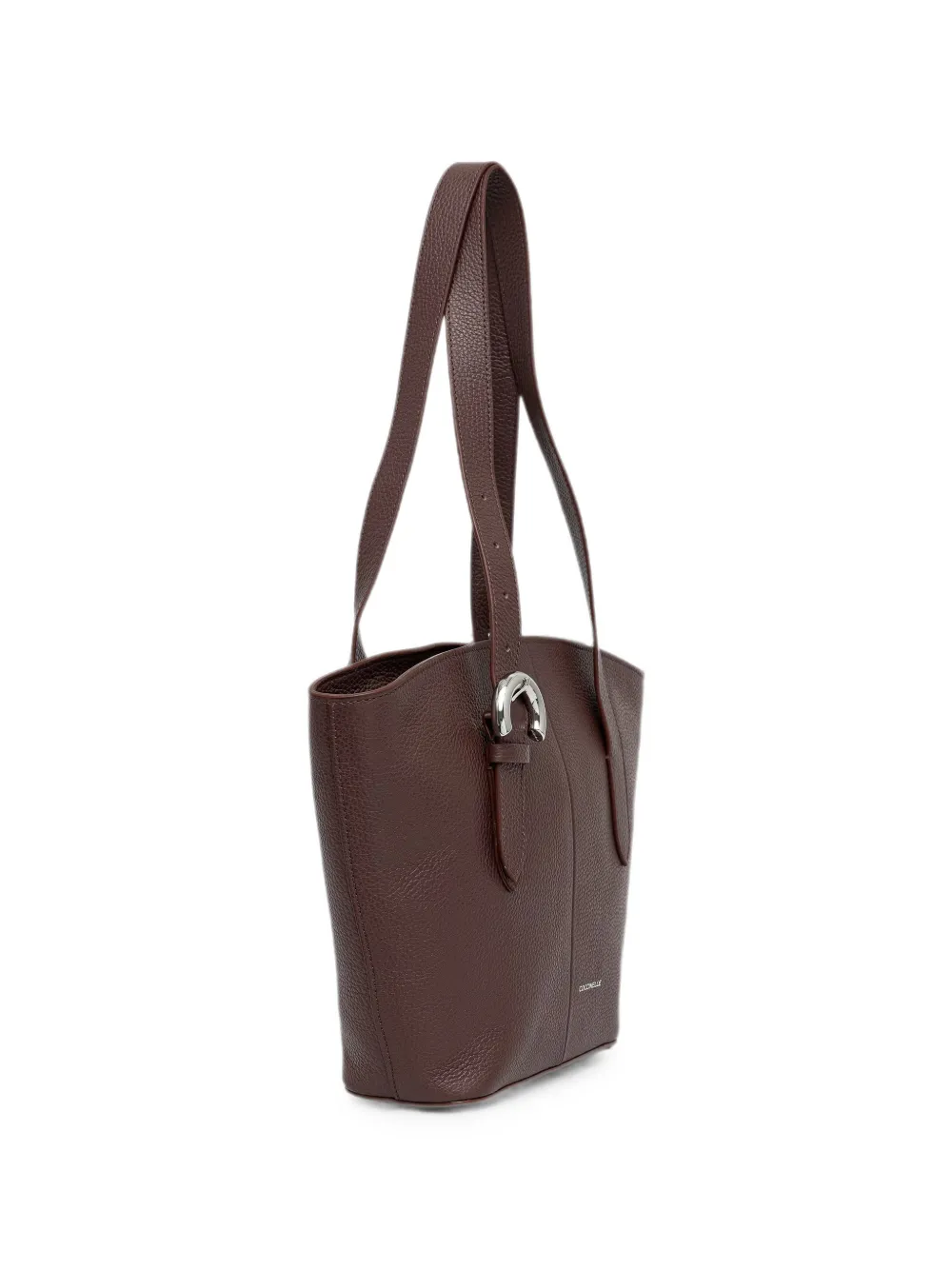 Coccinelle Shopper van bewerkt leer met gespdetail Rood