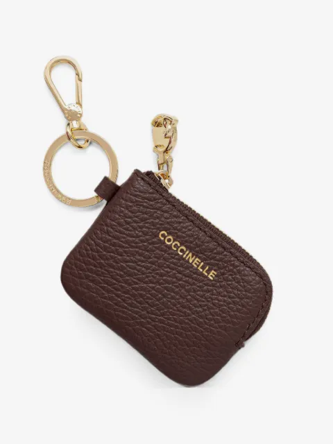 Coccinelle C-Me Softy pebbled leather keyring