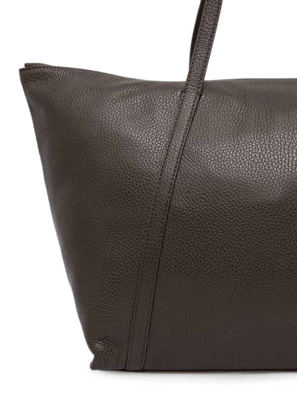 Coccinelle Nory shopper van bewerkt leer Bruin