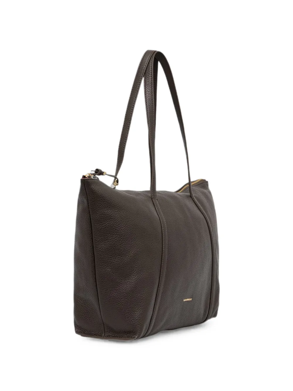 Coccinelle Nory shopper van bewerkt leer Bruin