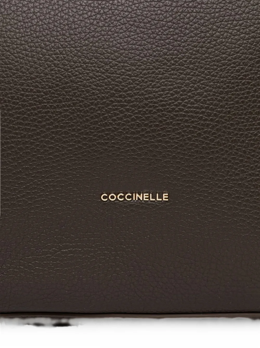 Coccinelle Nory shopper van bewerkt leer Bruin